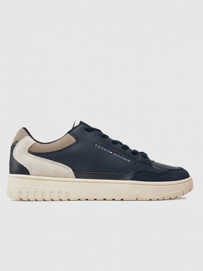 Tenis Hombre Azul Oscuro Tommy Jeans