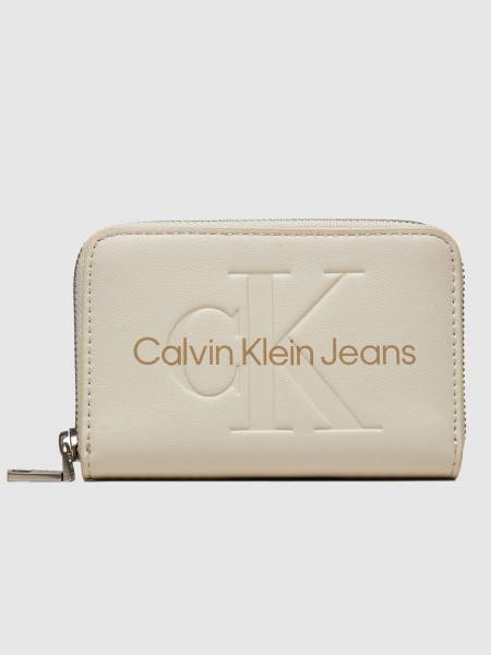 Wallet Woman White Calvin Klein