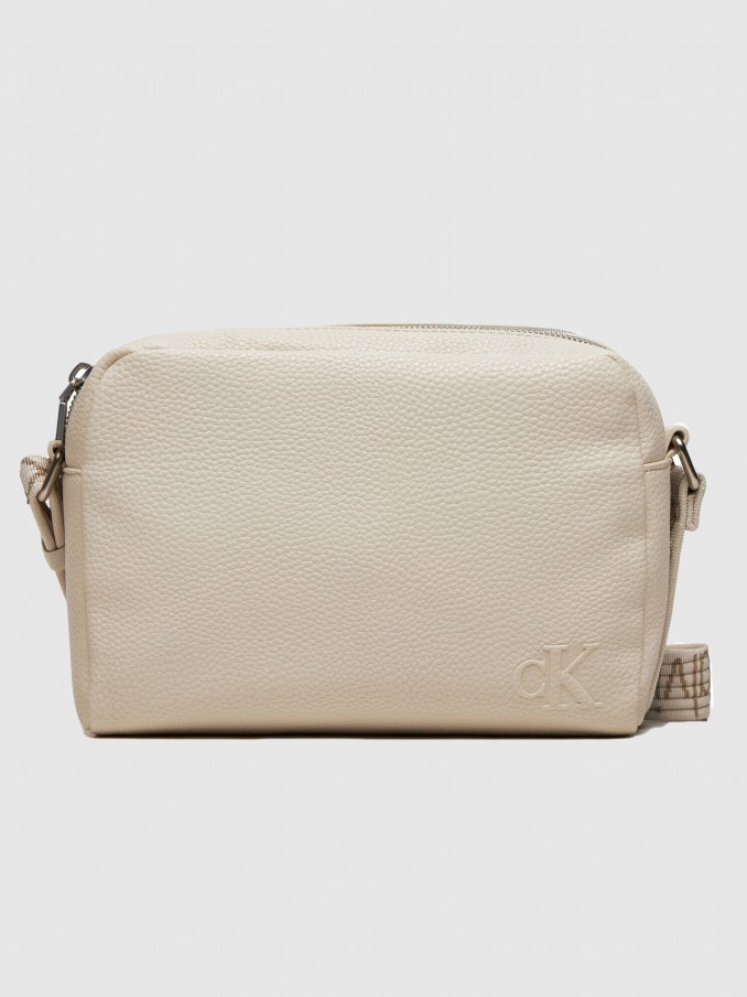 Shoulder Bags Woman Cream Calvin Klein