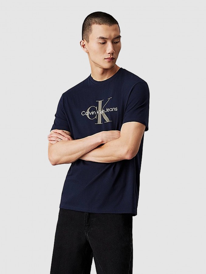 T-Shirt Man Dark Blue Calvin Klein