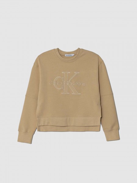 Jumper Girl Beige Calvin Klein