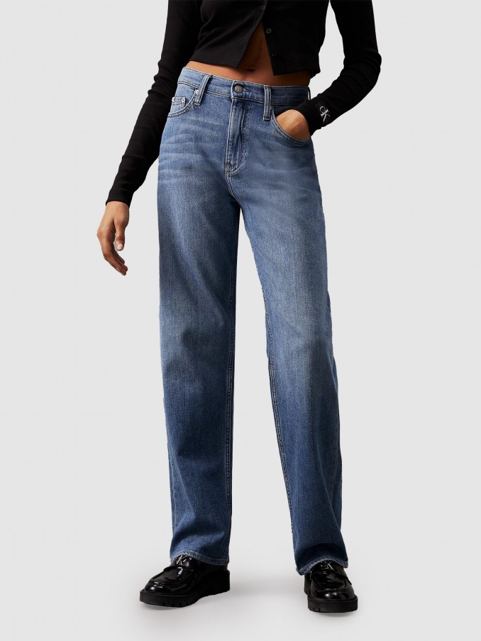 Pants Woman Jeans Calvin Klein