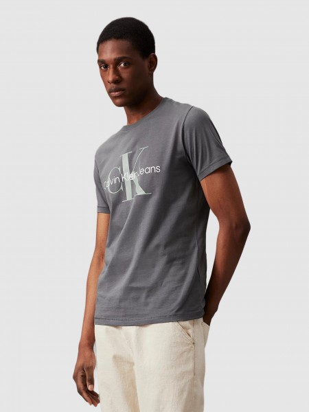 T-Shirt Man Grey Calvin Klein