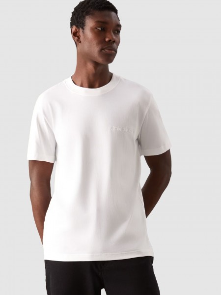 Camiseta Hombre Blanco Calvin Klein