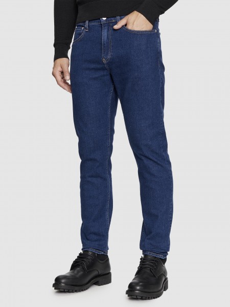 Pantalones Hombre Jeans Oscuros Calvin Klein