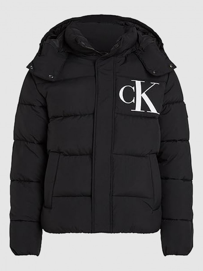 Chaqueta Hombre Negro Calvin Klein