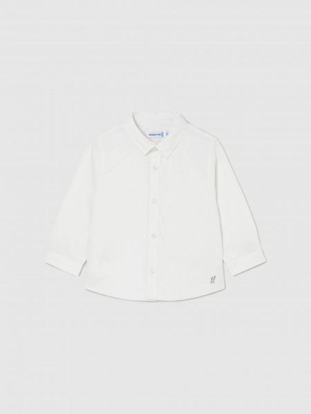 Camisa Bebe Nio Blanco Mayoral