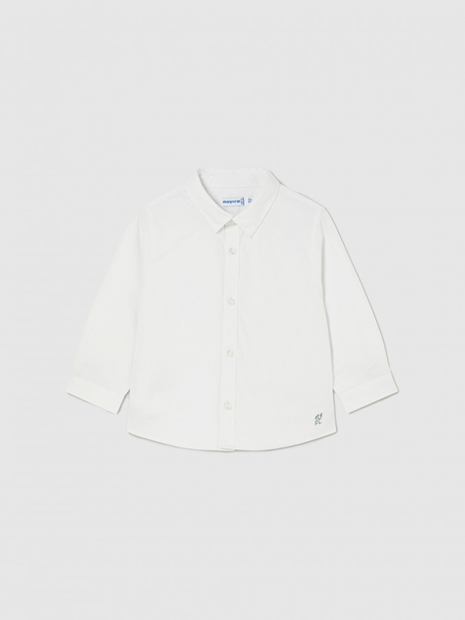 Camisa Bebe Nio Blanco Mayoral