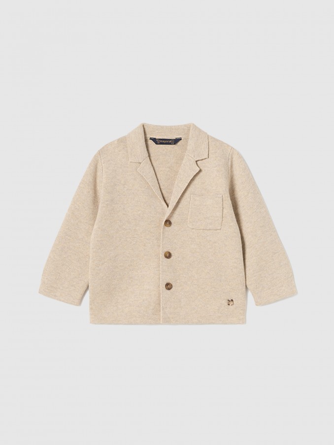 Jacket Baby Boy Beige Mayoral