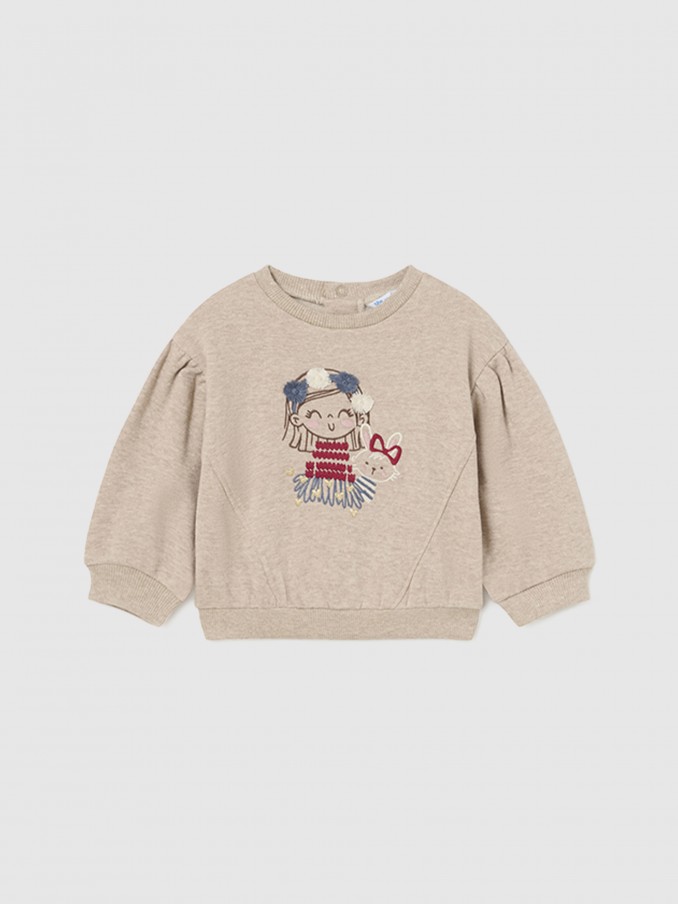 Jumper Baby Girl Cream Mayoral