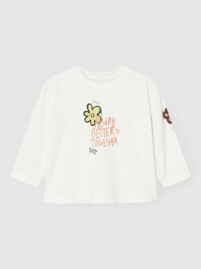 Pullover Girl Cream Name It