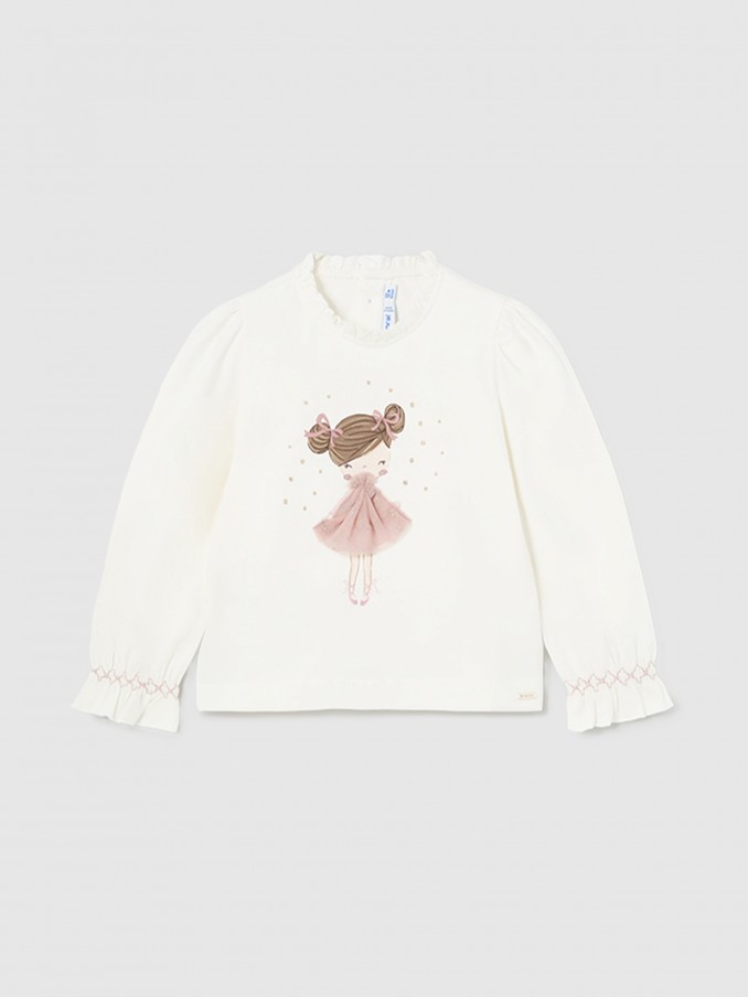 Pullover Baby Girl Cream Mayoral