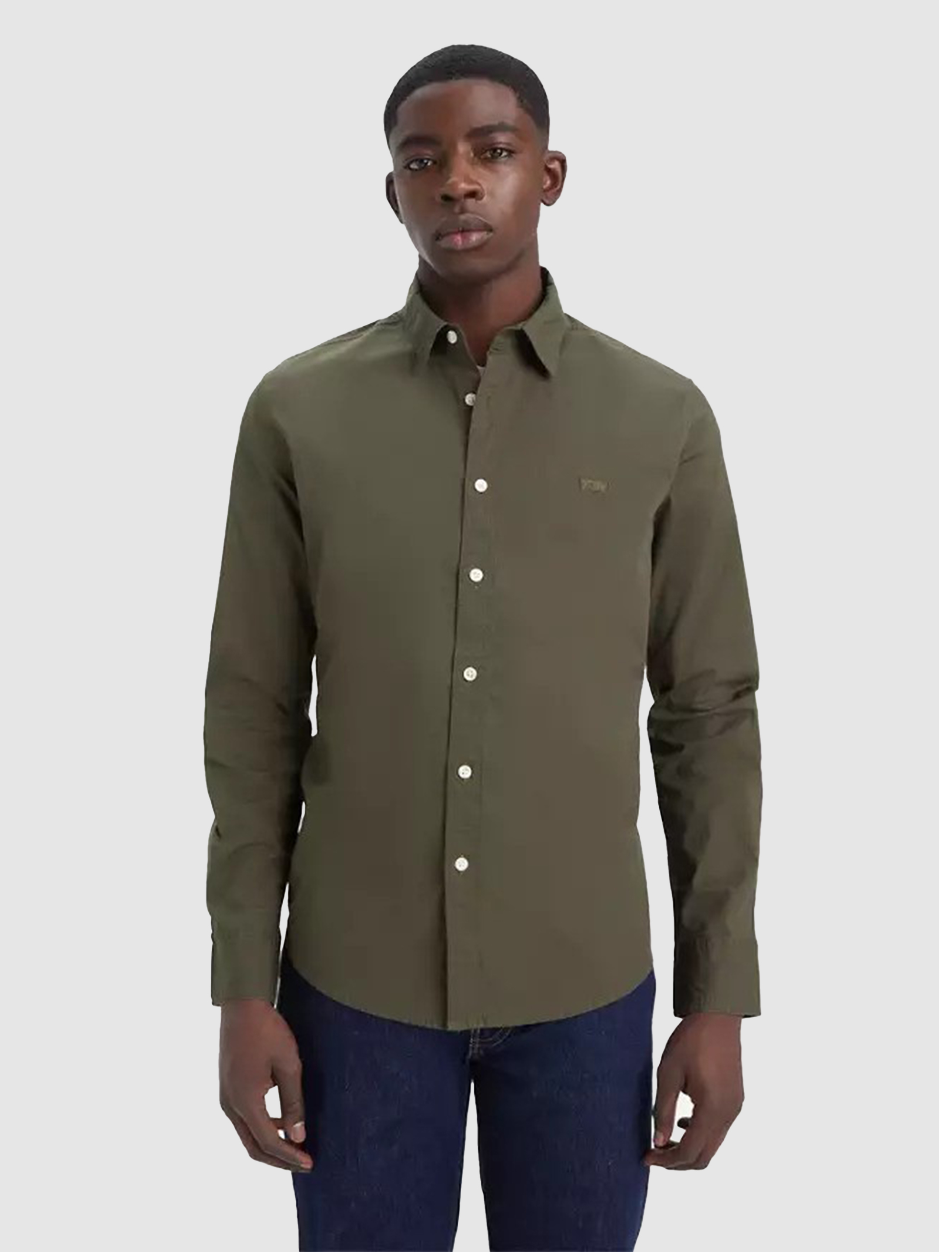 Levis green shirt discount