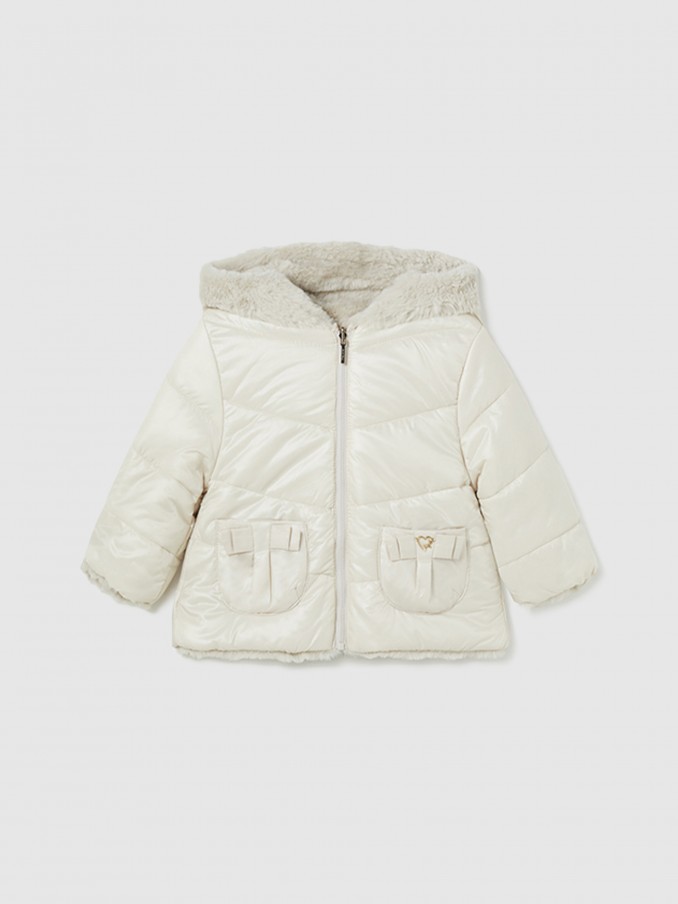 Chaqueta Bebe Nia Crema Mayoral