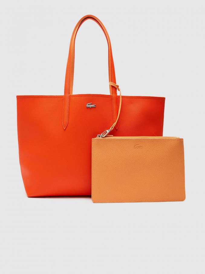 Bolsos Mujer Naranja Lacoste