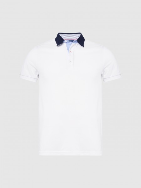 Polo Shirt Man White Westrags