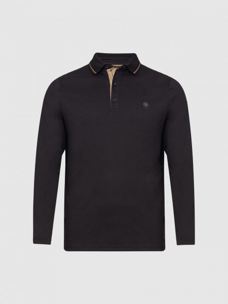 Polo Shirt Man Black Westrags