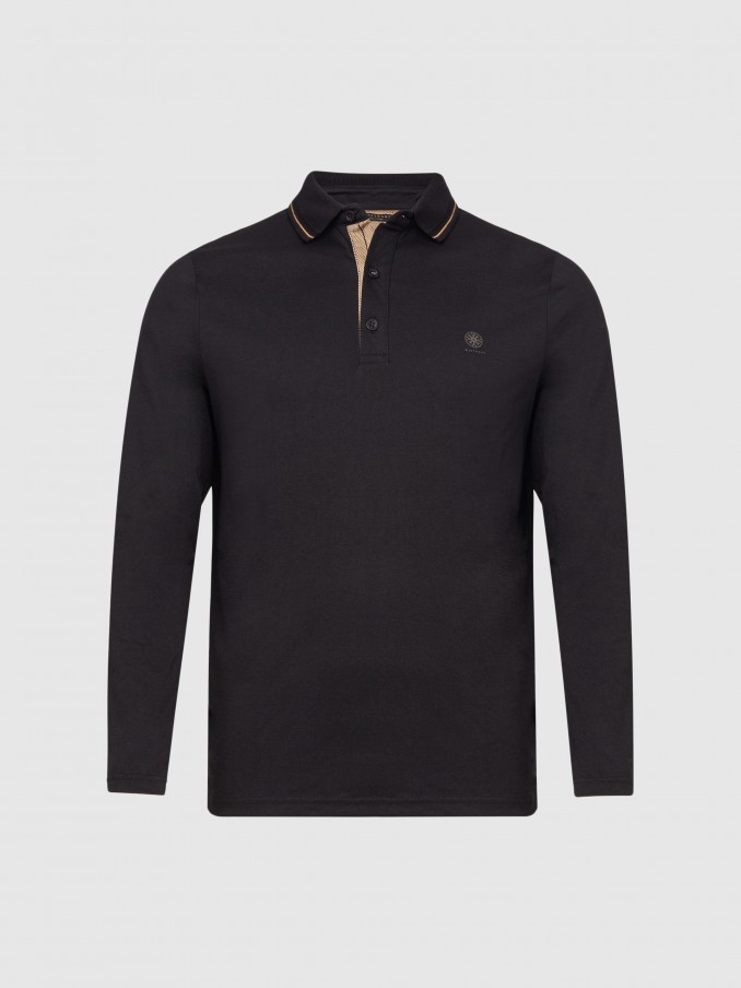 Polo Hombre Negro Westrags