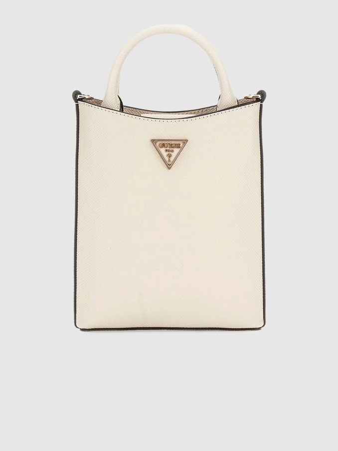 Shoulder Bags Woman Cream Guess