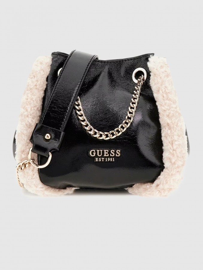 Bolsos de Hombro Mujer Negro Guess