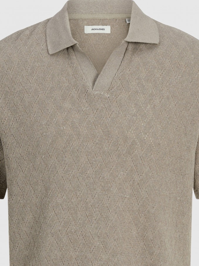 Polo Shirt Man Taupe Jack & Jones