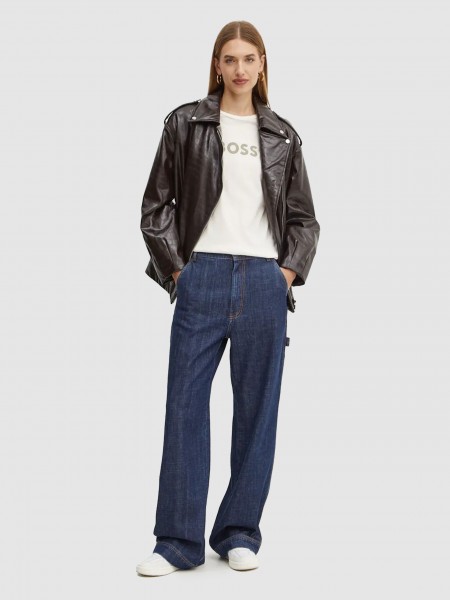 T-Shirt Woman Boss Orange