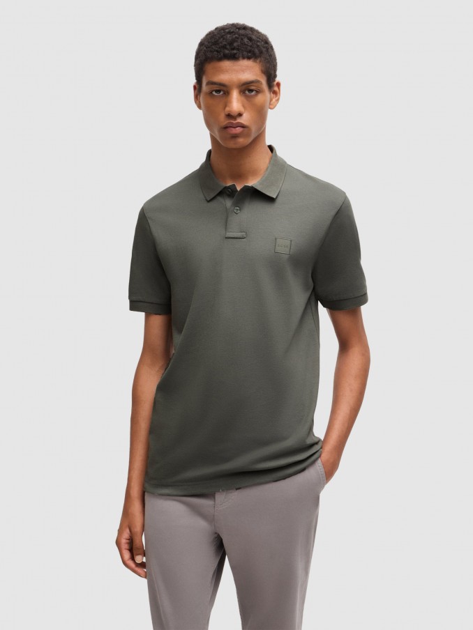 Polo Shirt Man Grey Boss