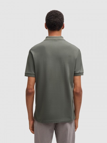 Polo Shirt Man Boss Orange