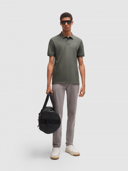 Polo Shirt Man Boss Orange