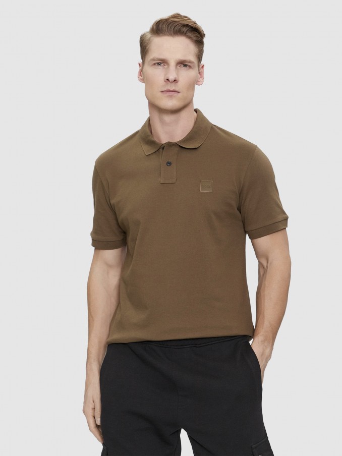 Polo Shirt Man Green Boss