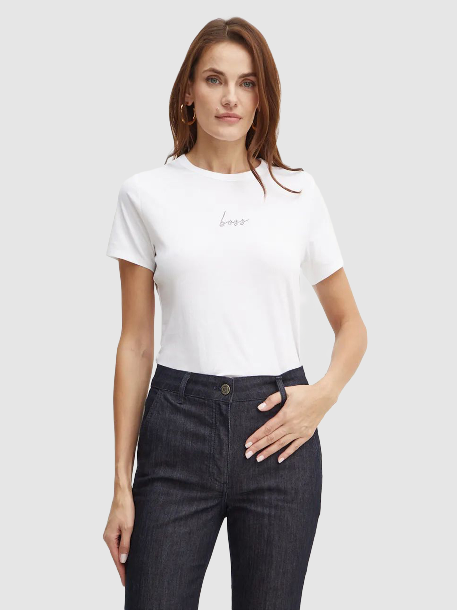 T-Shirt Woman Boss Orange