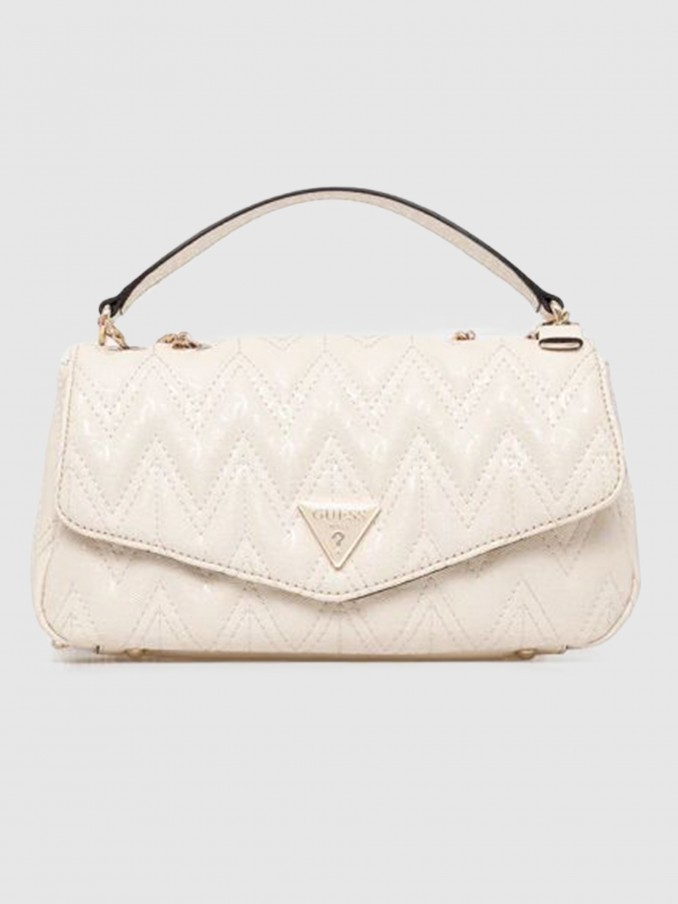 Bolsos de Hombro Mujer Blanco Guess