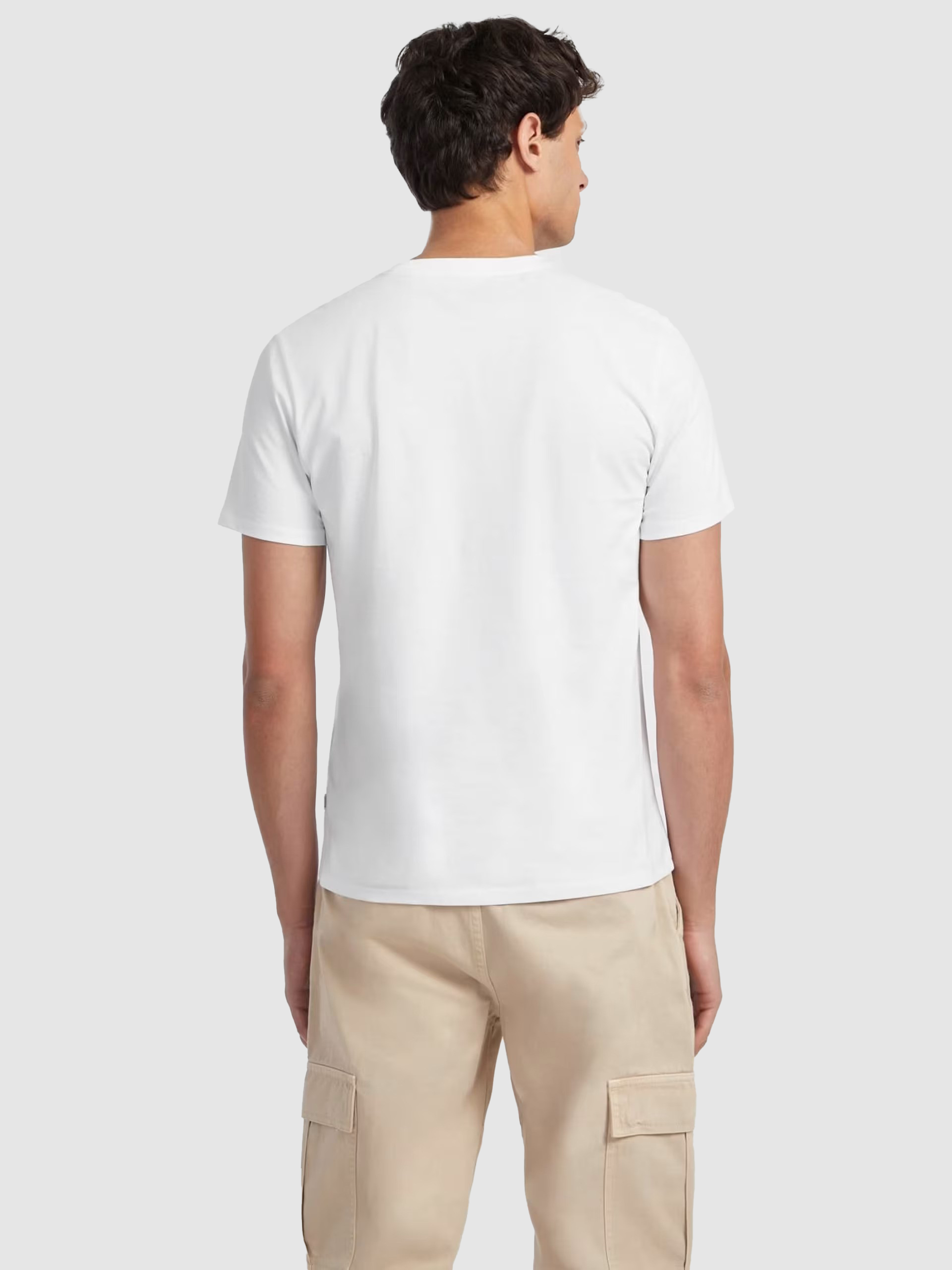 T-Shirt Homem Gj Ss Cn Slim American Tr Tee Guess Jeans