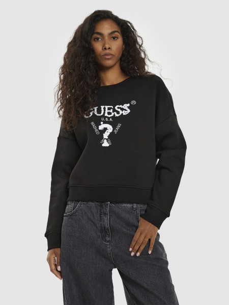 Jumper Woman Black Guess Underwear