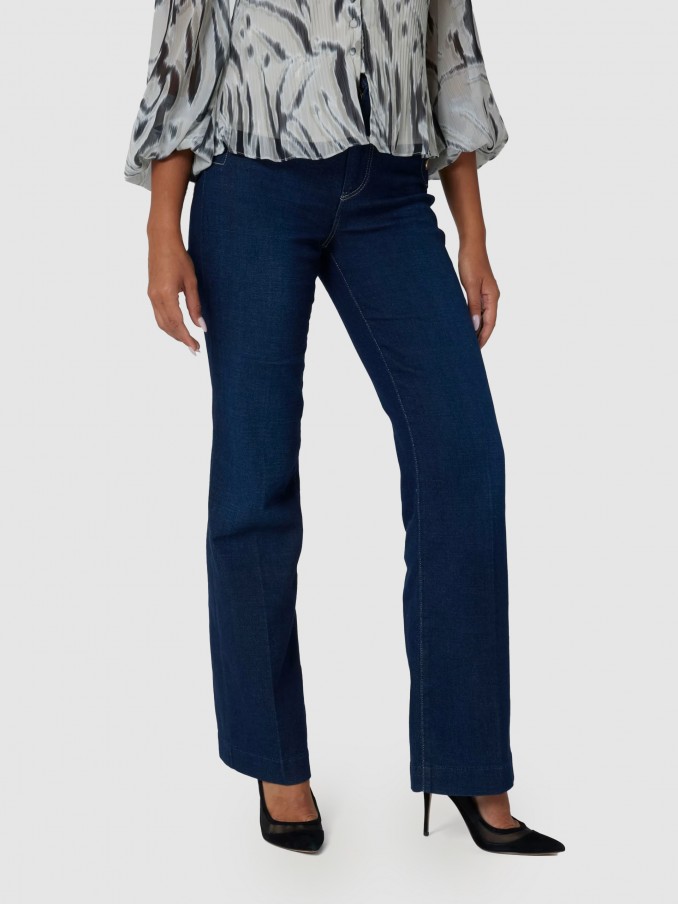 Pants Woman Dark Jeans Guess