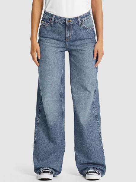 Cala de Ganga Mulher G11 Wide Leg Guess Jeans