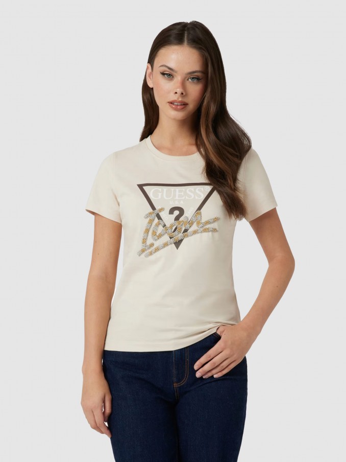 T-Shirt Mulher Icon Guess