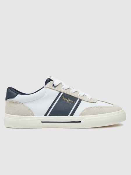 Sneakers Man White Pepe Jeans London