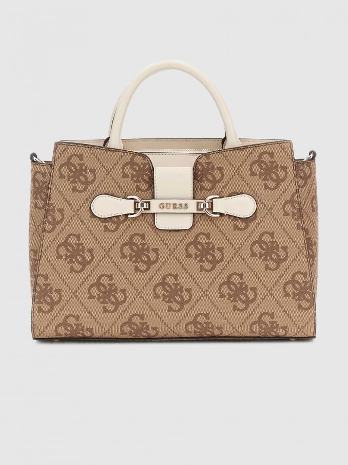 Bolso Mujer Beige Guess