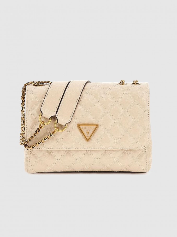 Shoulder Bags Woman Cream Guess