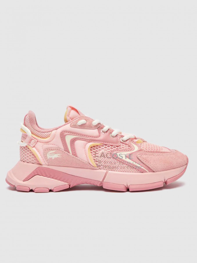 Tenis Mujer Rosa Lacoste