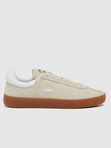 Tenis Mujer Beige Lacoste