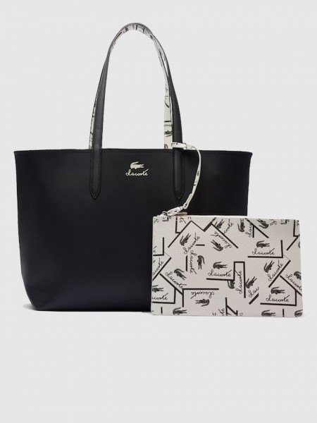 Bolsos Mujer Negro Lacoste