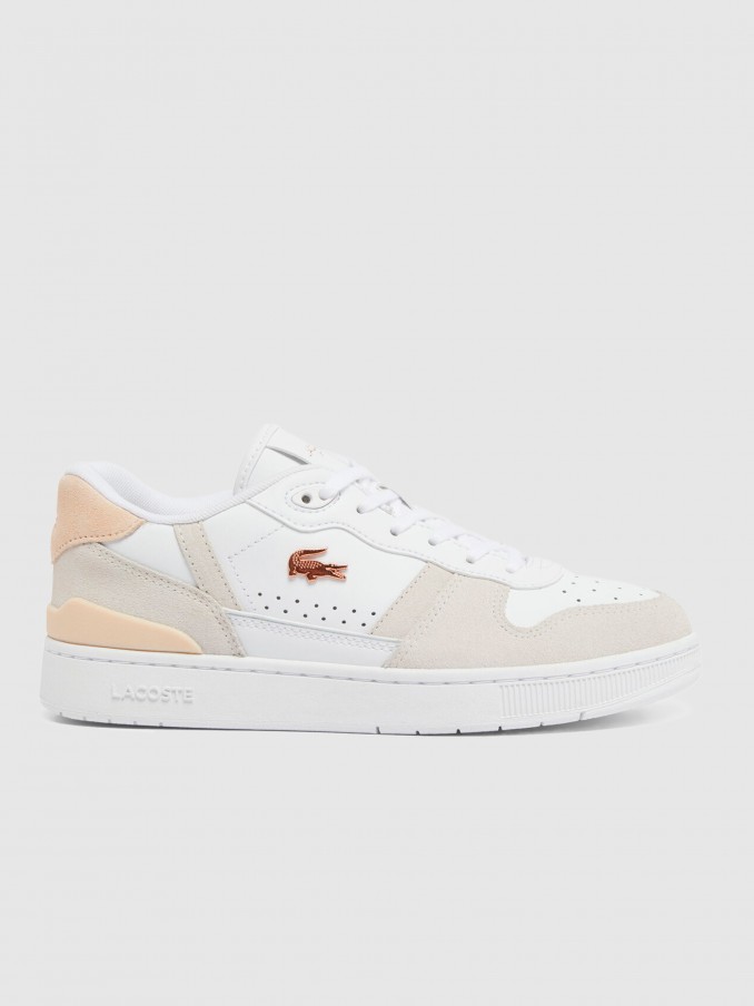 Tenis Mujer Beige Lacoste