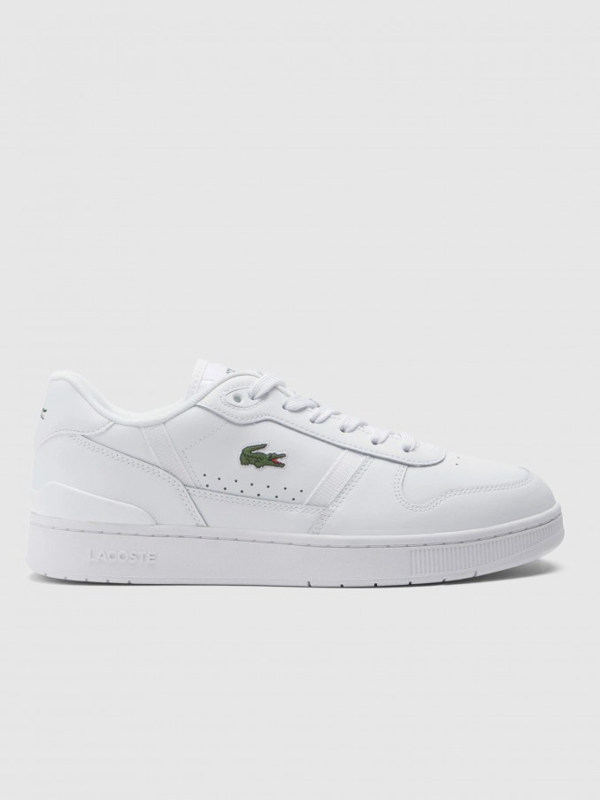 Tenis Hombre Blanco Lacoste