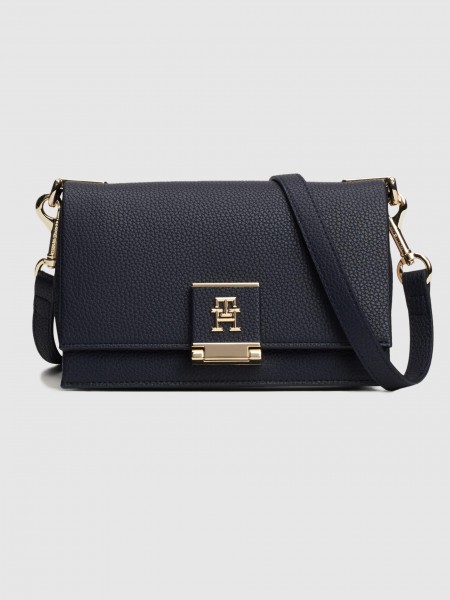 Bolsos de Hombro Mujer Azul Marino Tommy Hilfiger