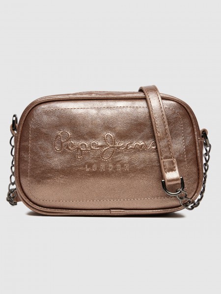 Shoulder Bags Woman Bronze Pepe Jeans London