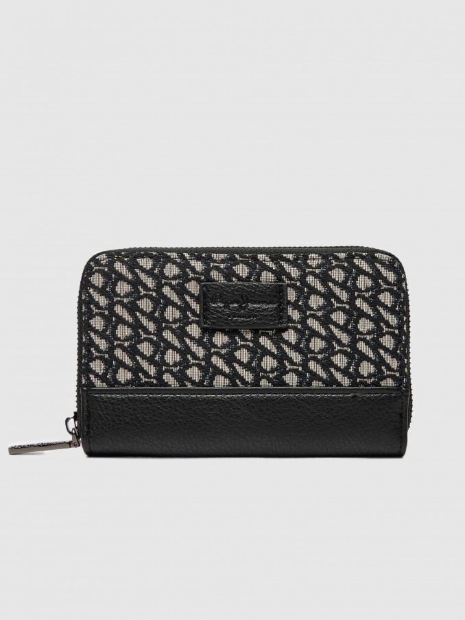 Wallet Woman Black Pepe Jeans London