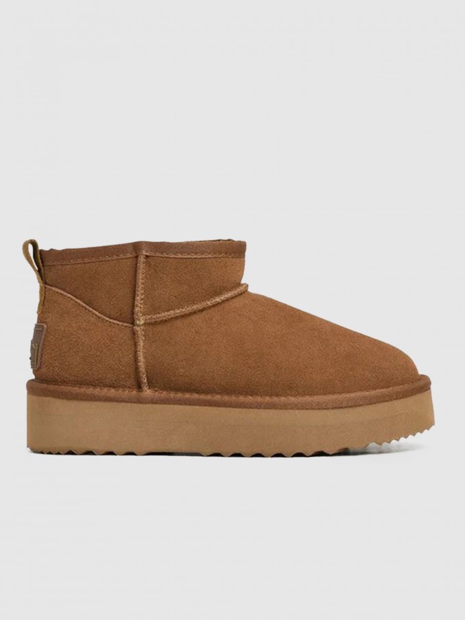 Boots Woman Camel Pepe Jeans London