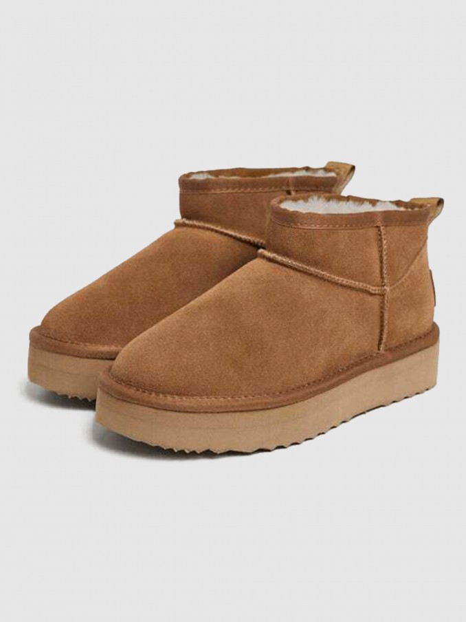 Botas Mujer Camello Pepe Jeans London